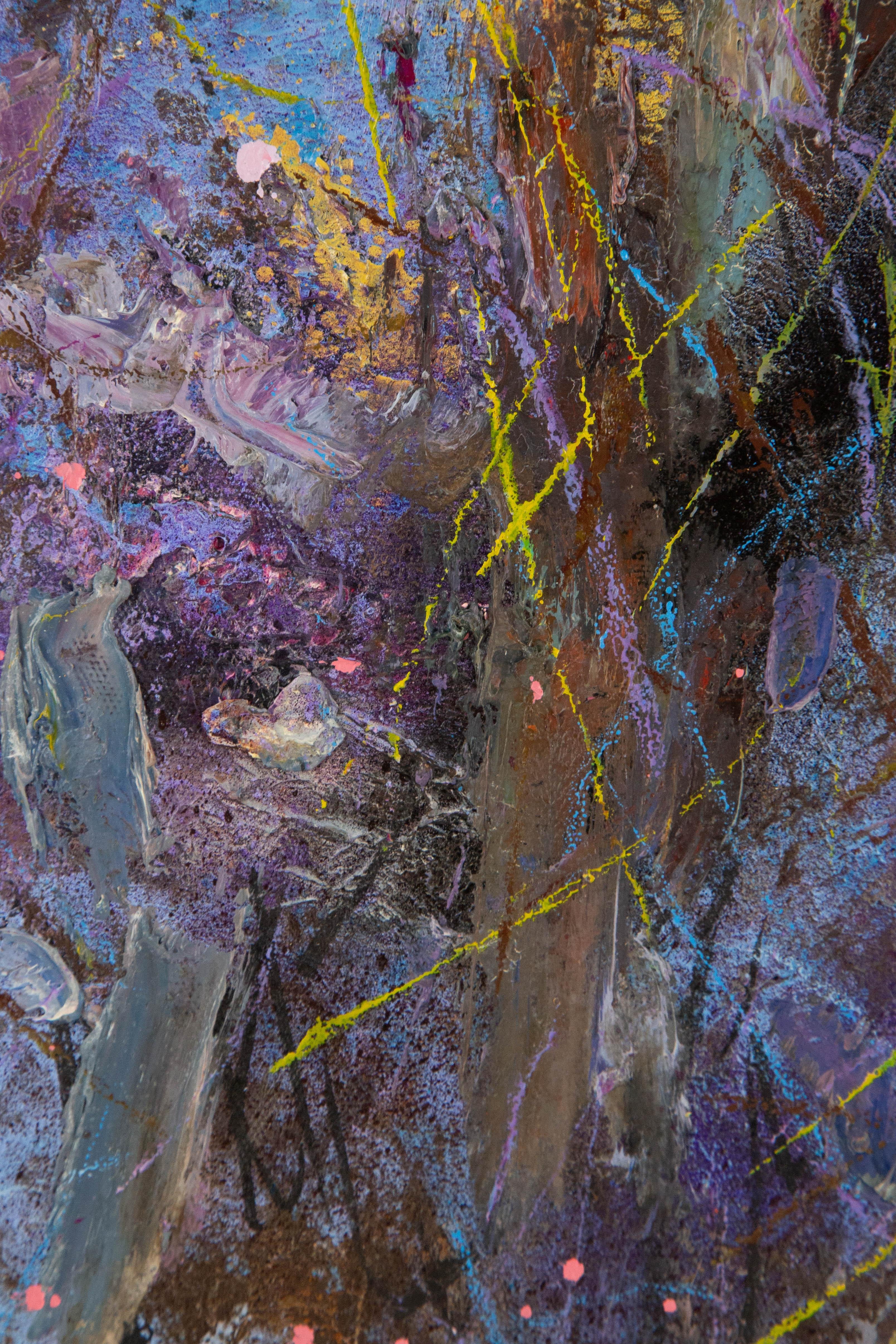 Guohua Meng Floral Original Mixed Media 
