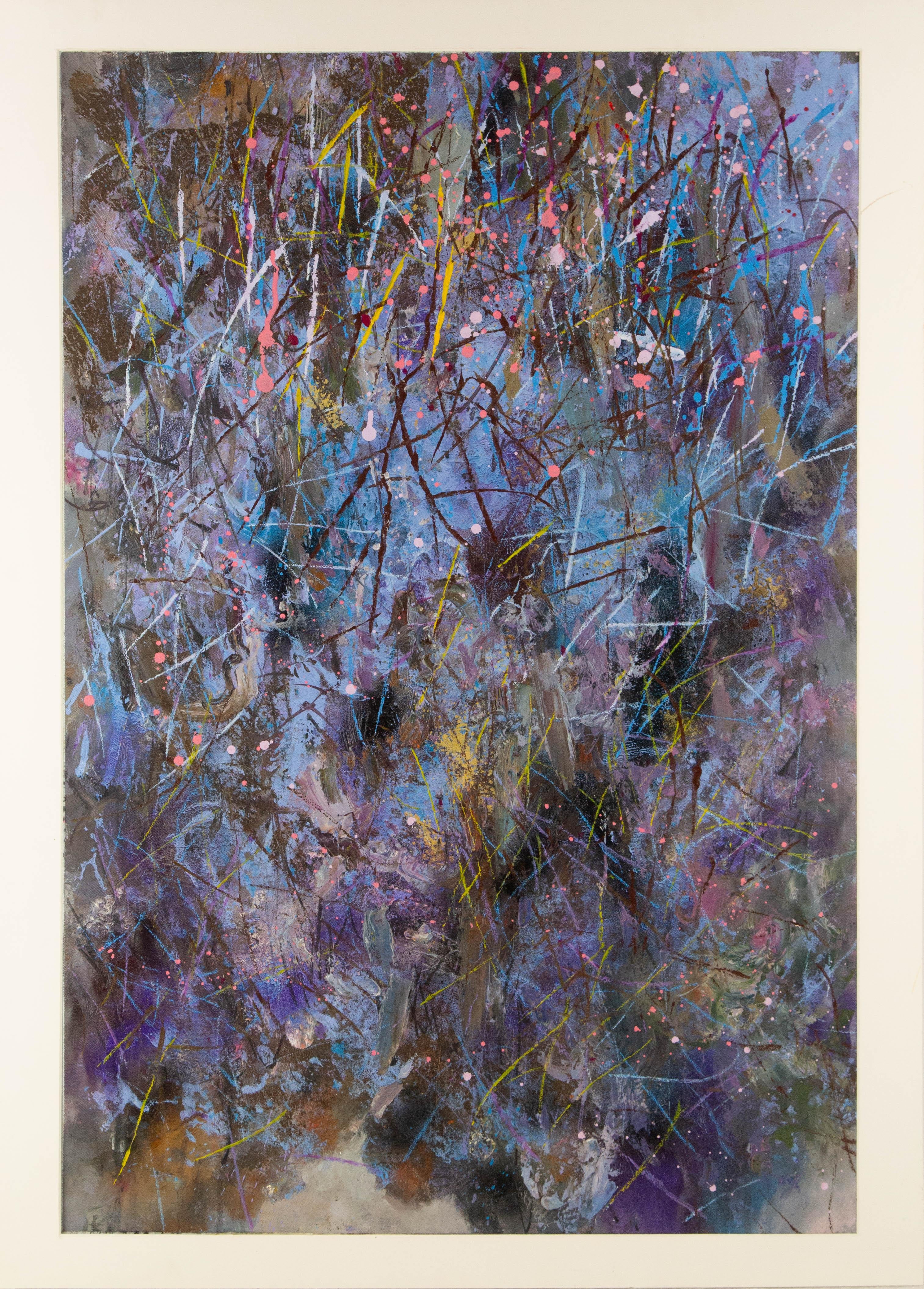 Guohua Meng Floral Original Mixed Media 