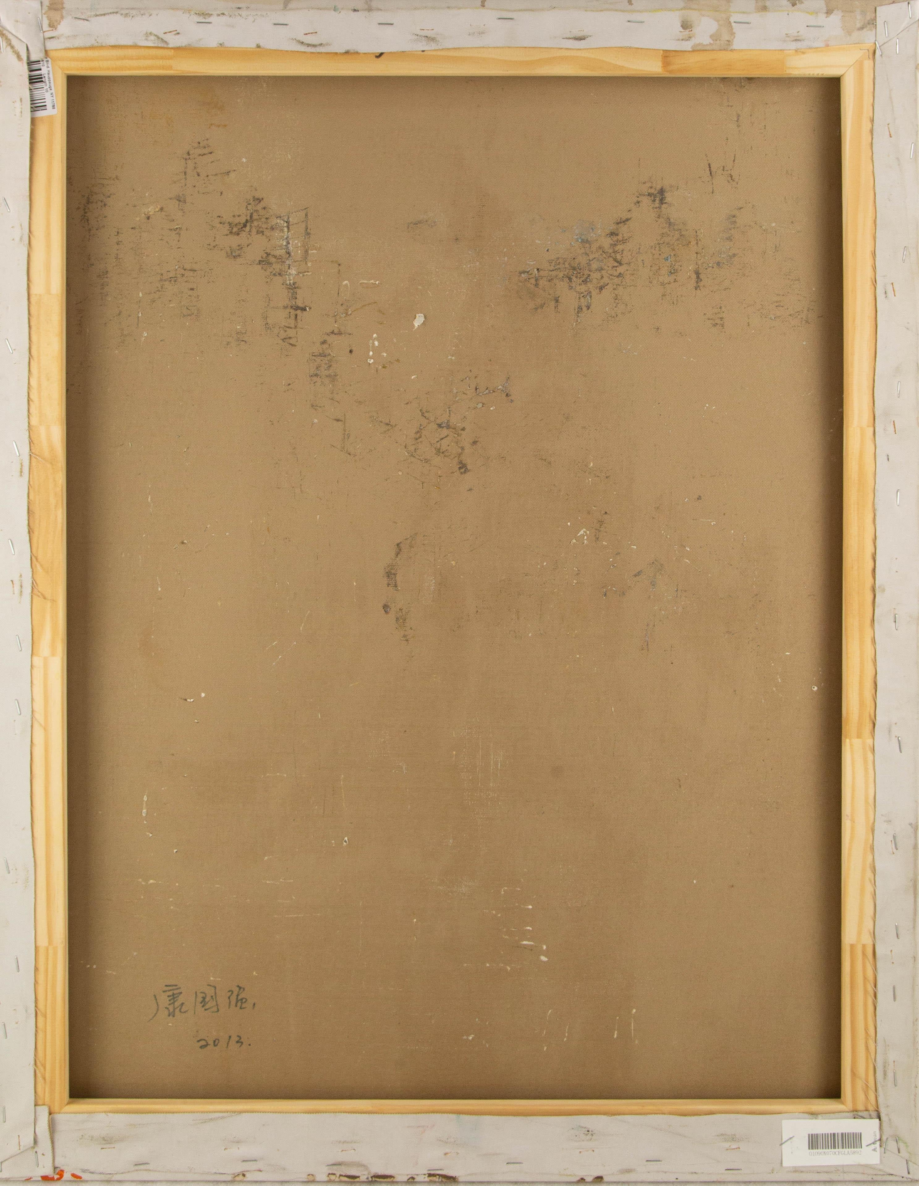 Guoqiang Kang Postimpressionistisches Original in Mischtechnik 