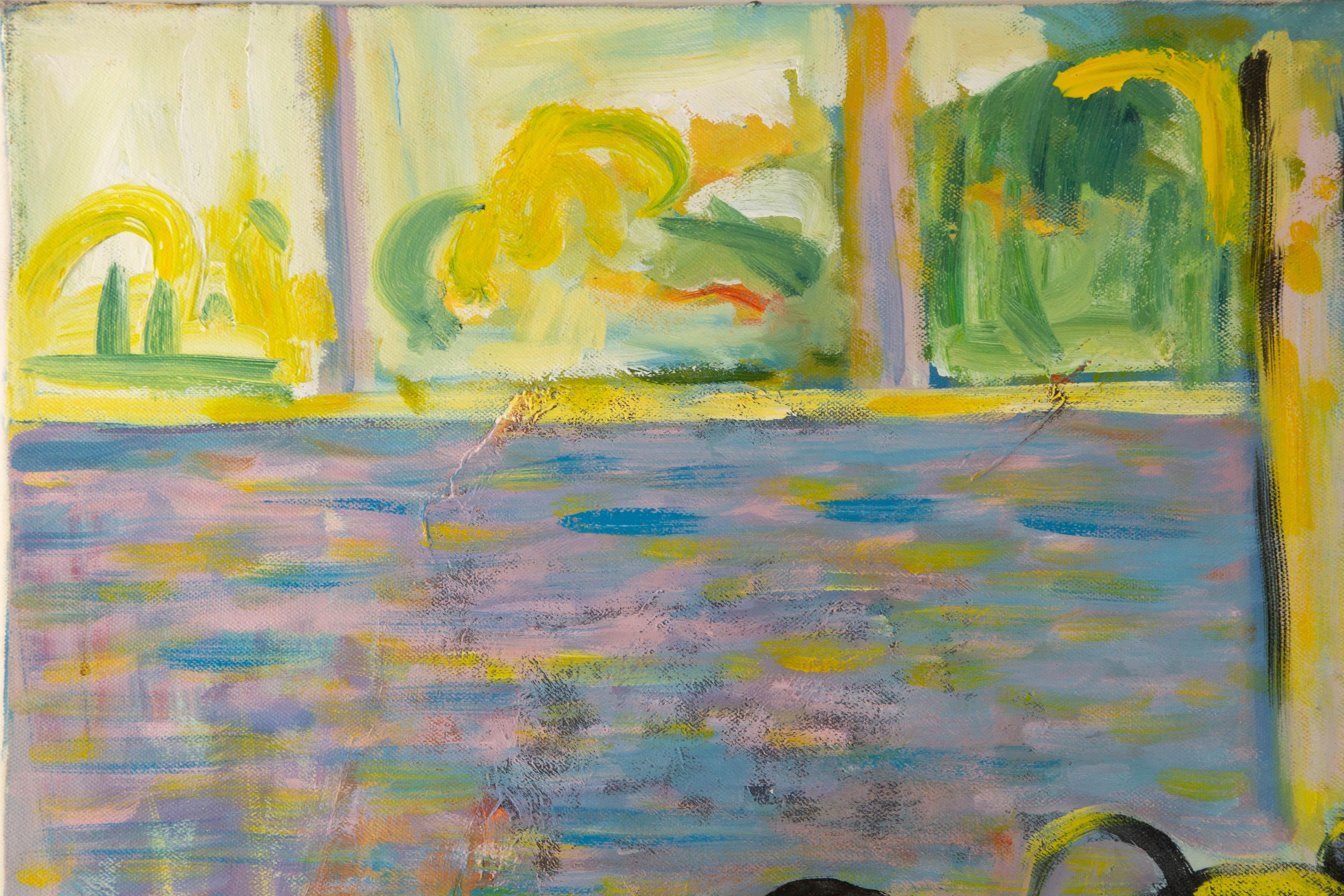 Guoqiang Kang Post-Impressionist Original Öl auf Leinwand 