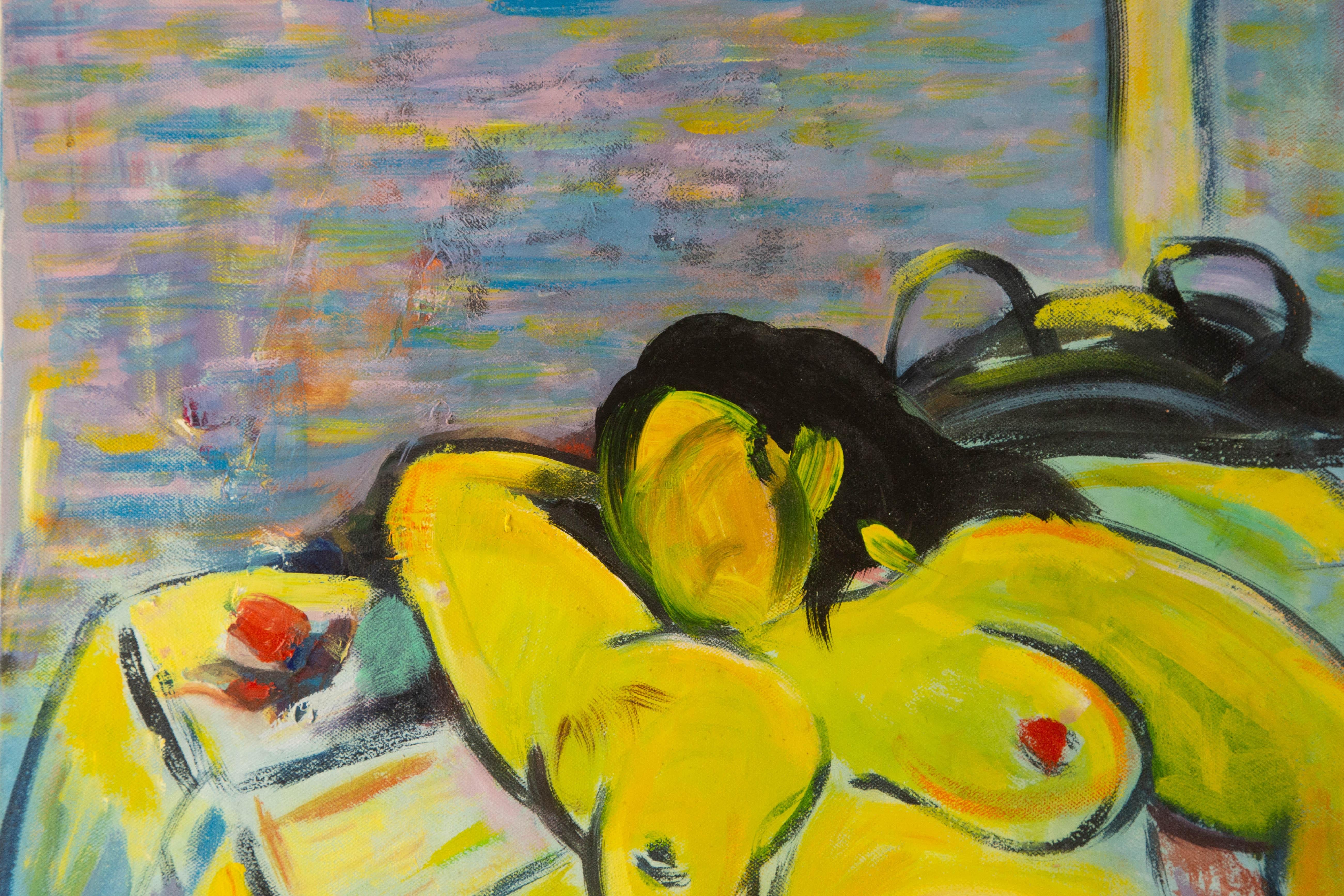 Guoqiang Kang Post-Impressionist Original Öl auf Leinwand 