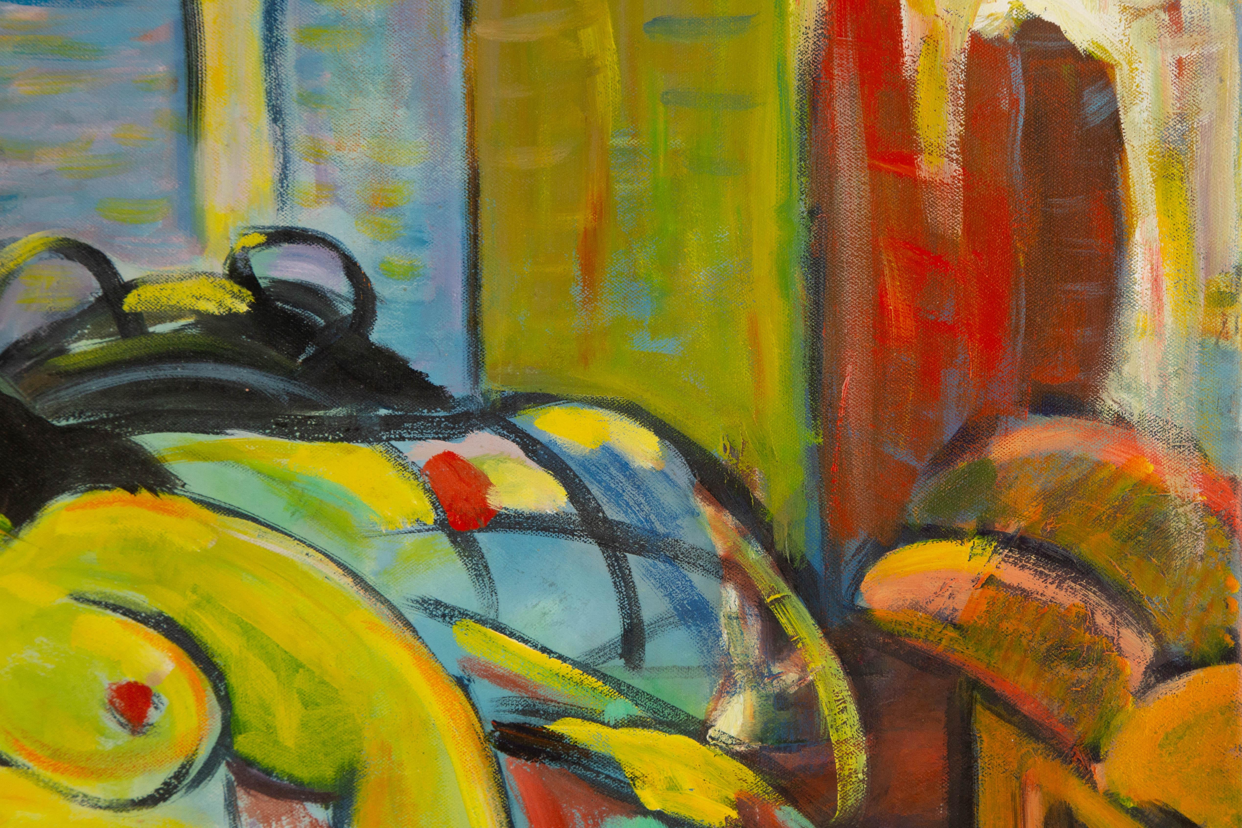 Guoqiang Kang Post-Impressionist Original Öl auf Leinwand 