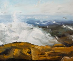 GuoQiang Ning Impressionist Original Oil Painting "Above The Clouds"