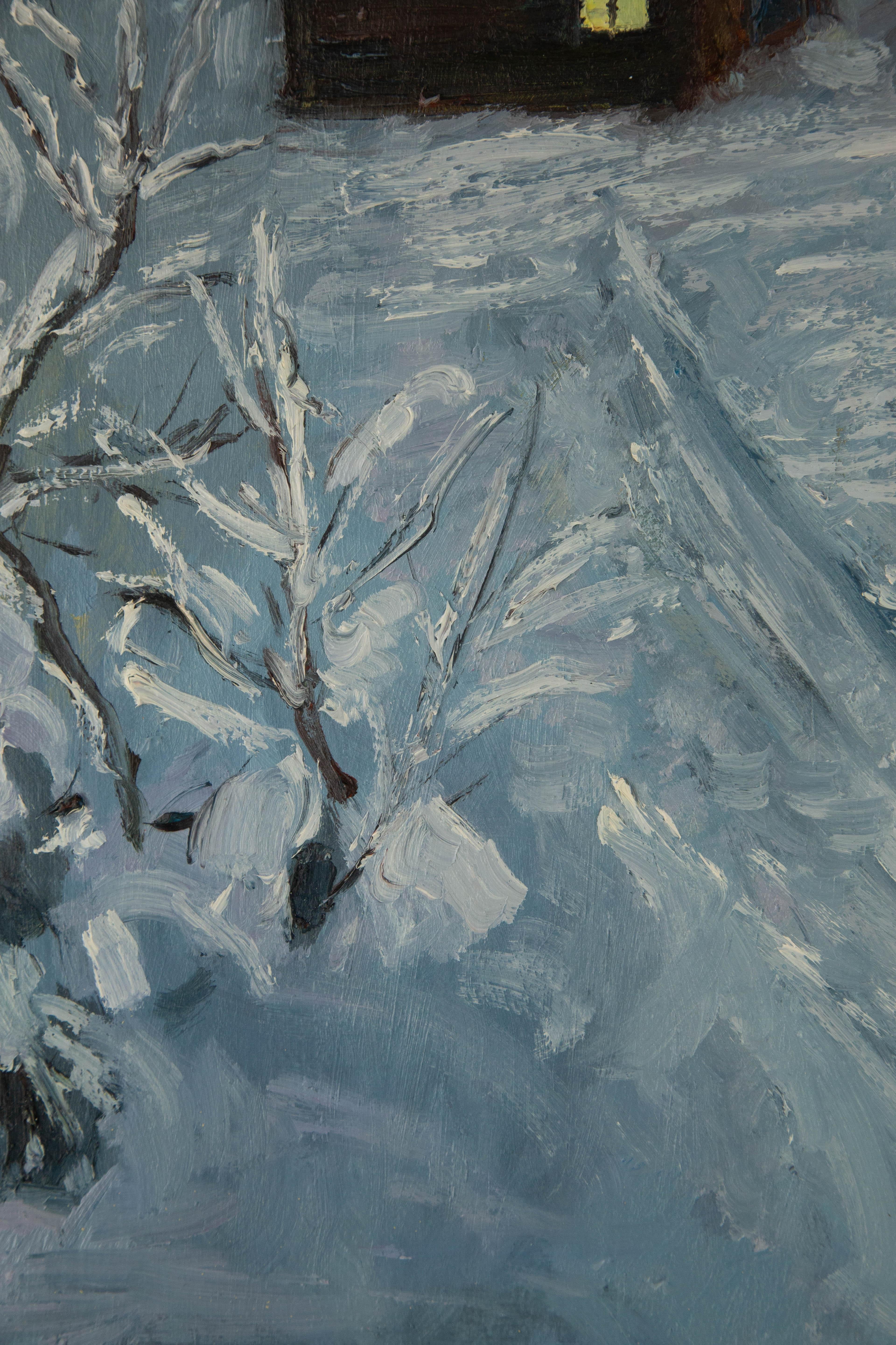Guoqiang Ning Landscape Original Oil On Canvas 