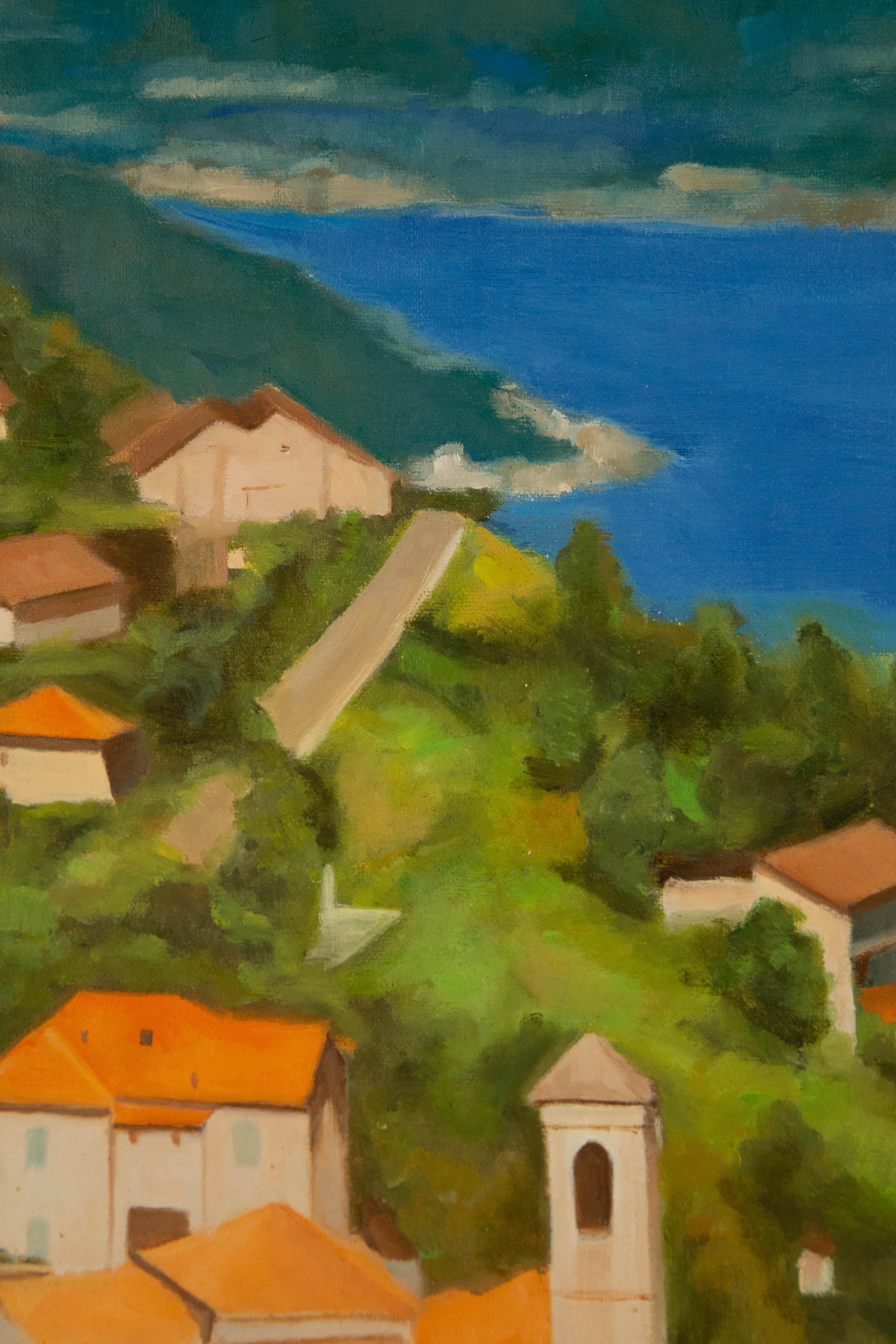 Guoqiang Ning Landschaft Original Ölgemälde 