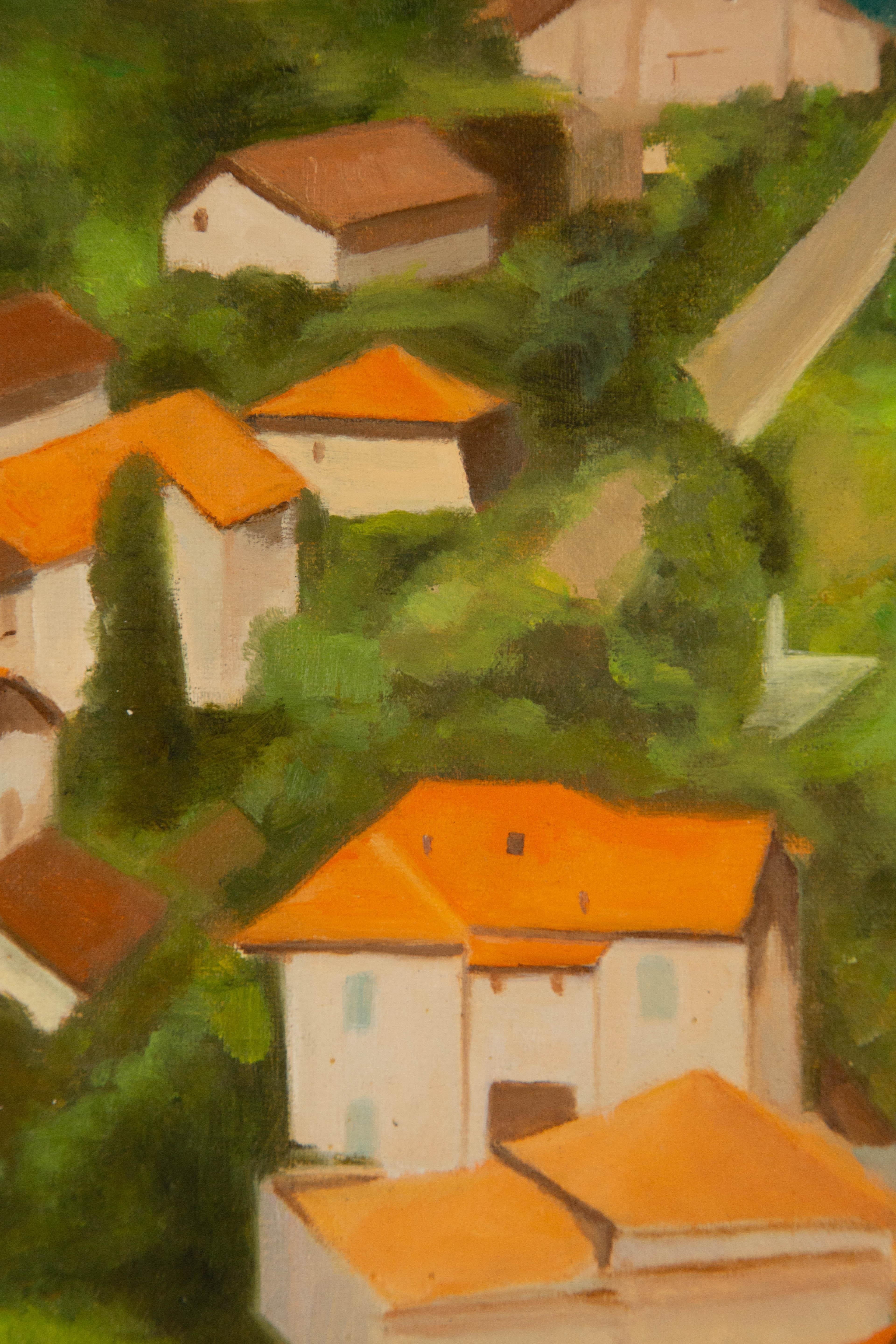 Guoqiang Ning Landschaft Original Ölgemälde 