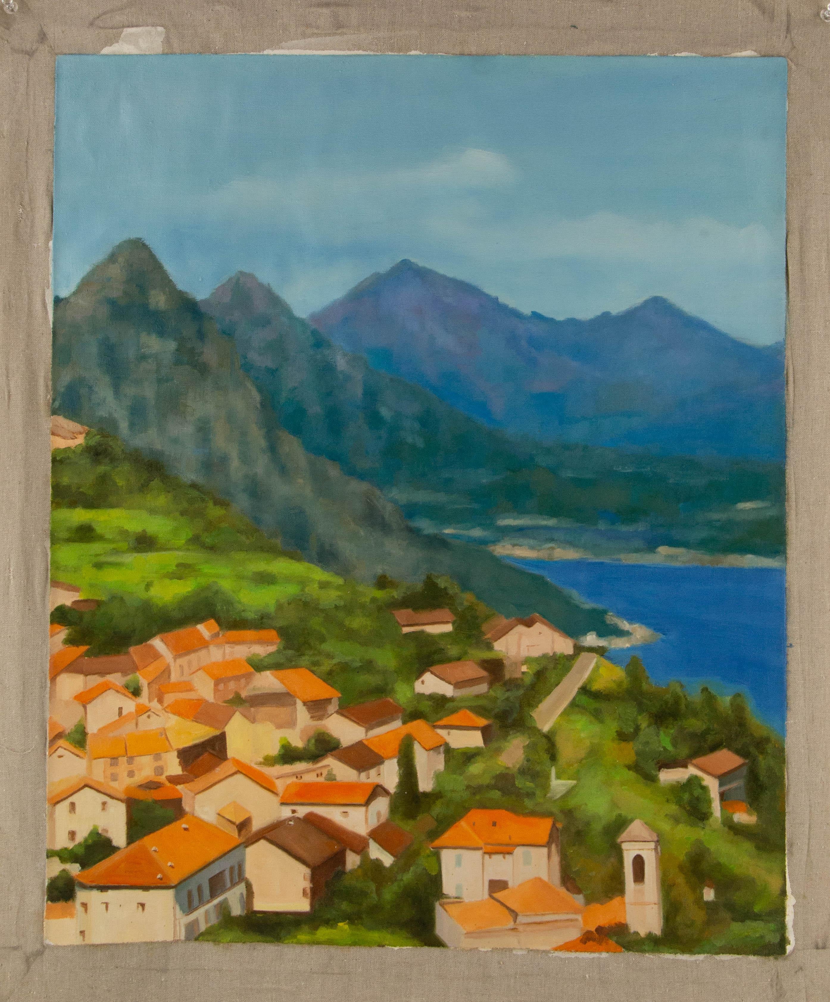 Guoqiang Ning Landschaft Original Ölgemälde 