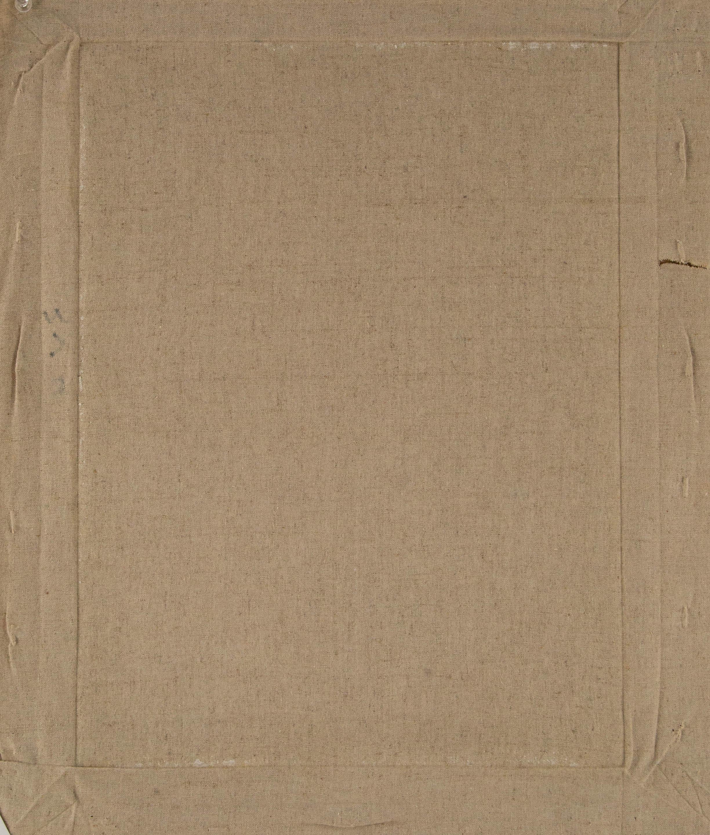 Guoqiang Ning Porträt Original Ölgemälde „Blaue Fantasie“ von Guoqiang Ning im Angebot 8