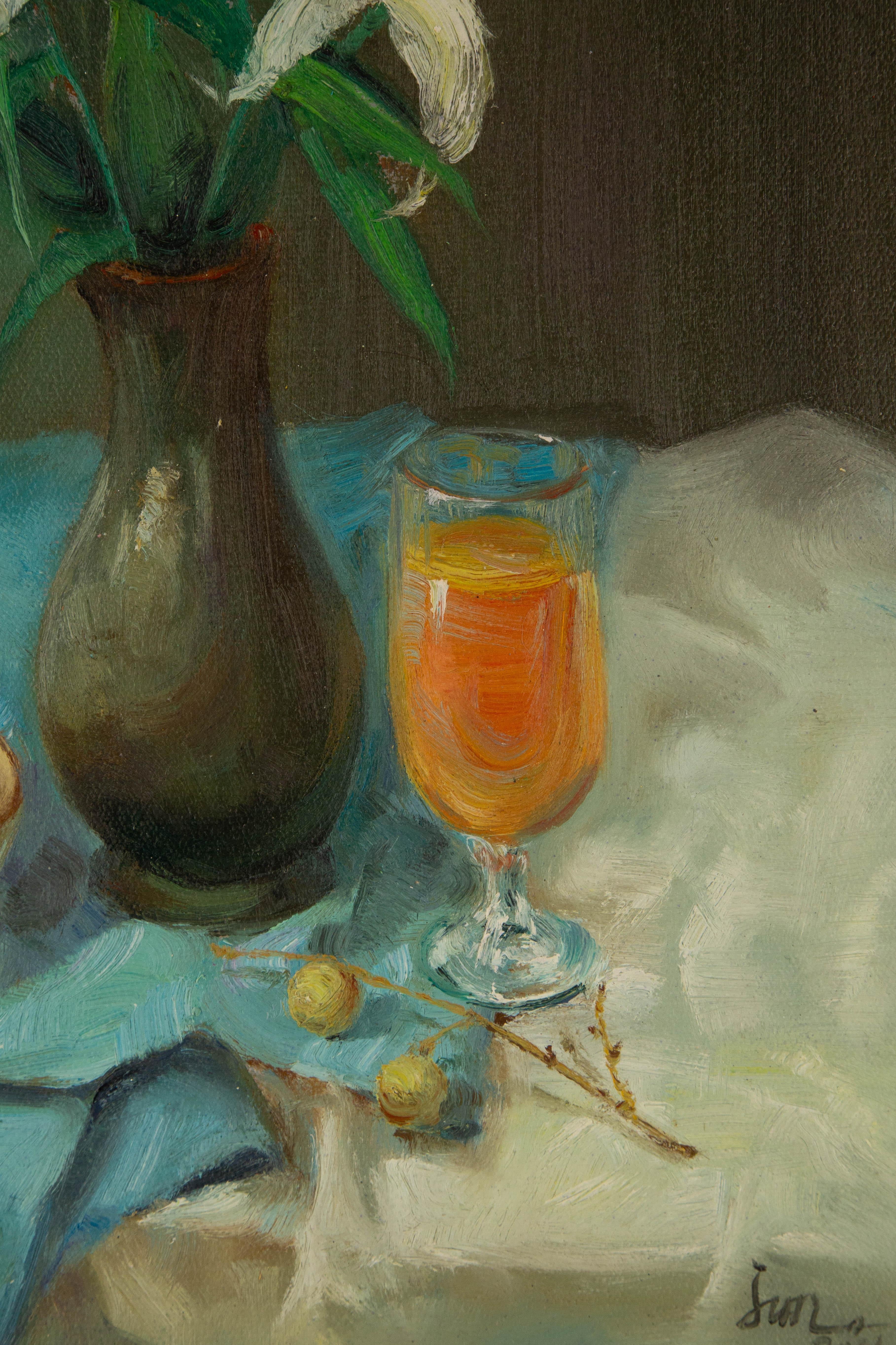 Guoqiang Ning Still Life Original Oil Painting 