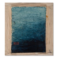 Guoxian Yu Abstrakt Original Öl auf Leinwand "Abyss"