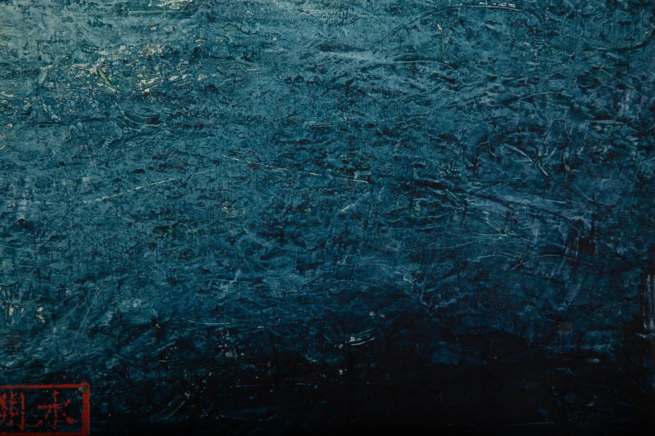 Guoxian Yu Abstract Original Oil On Canvas 