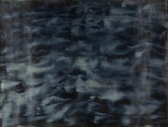 Guoxian Yu Abstrakt Original Öl auf Leinwand "Der Fluss"