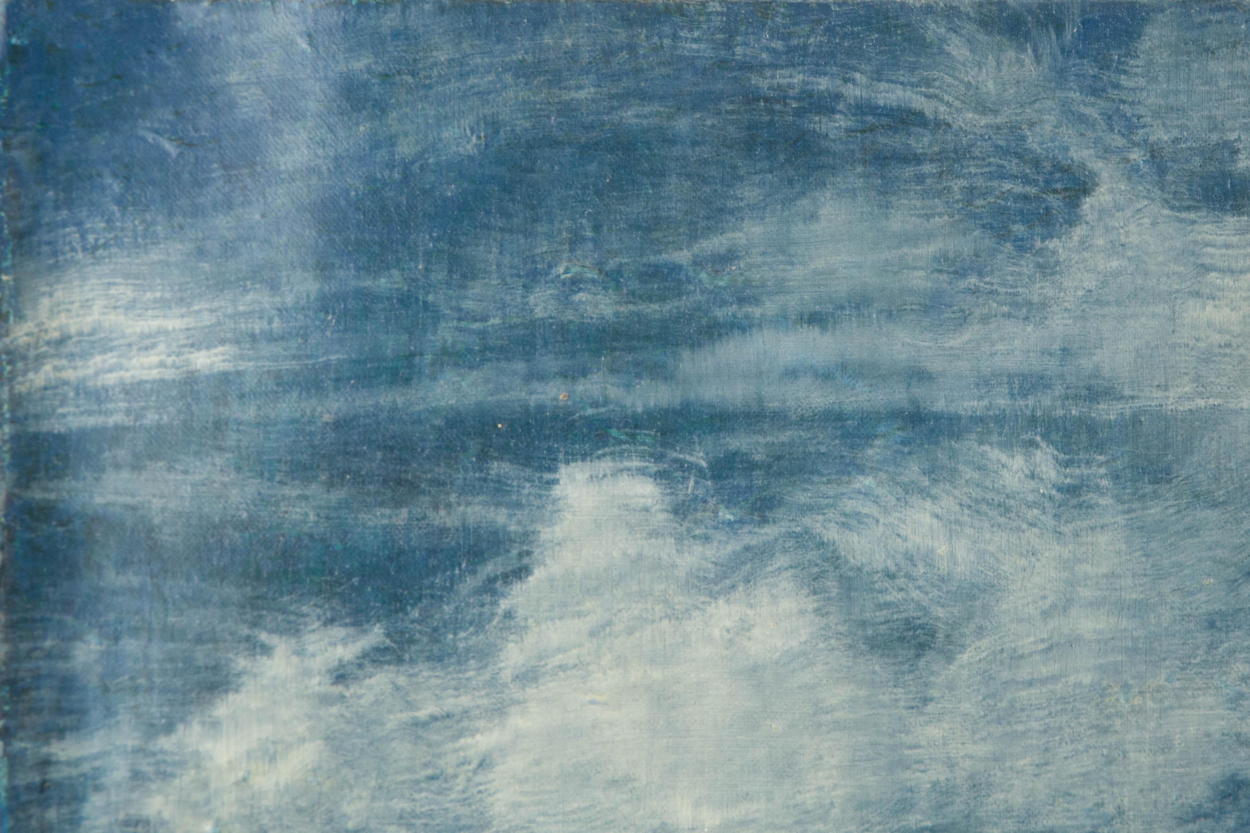 Guoxian Yu Paesaggio originale Olio su tela 