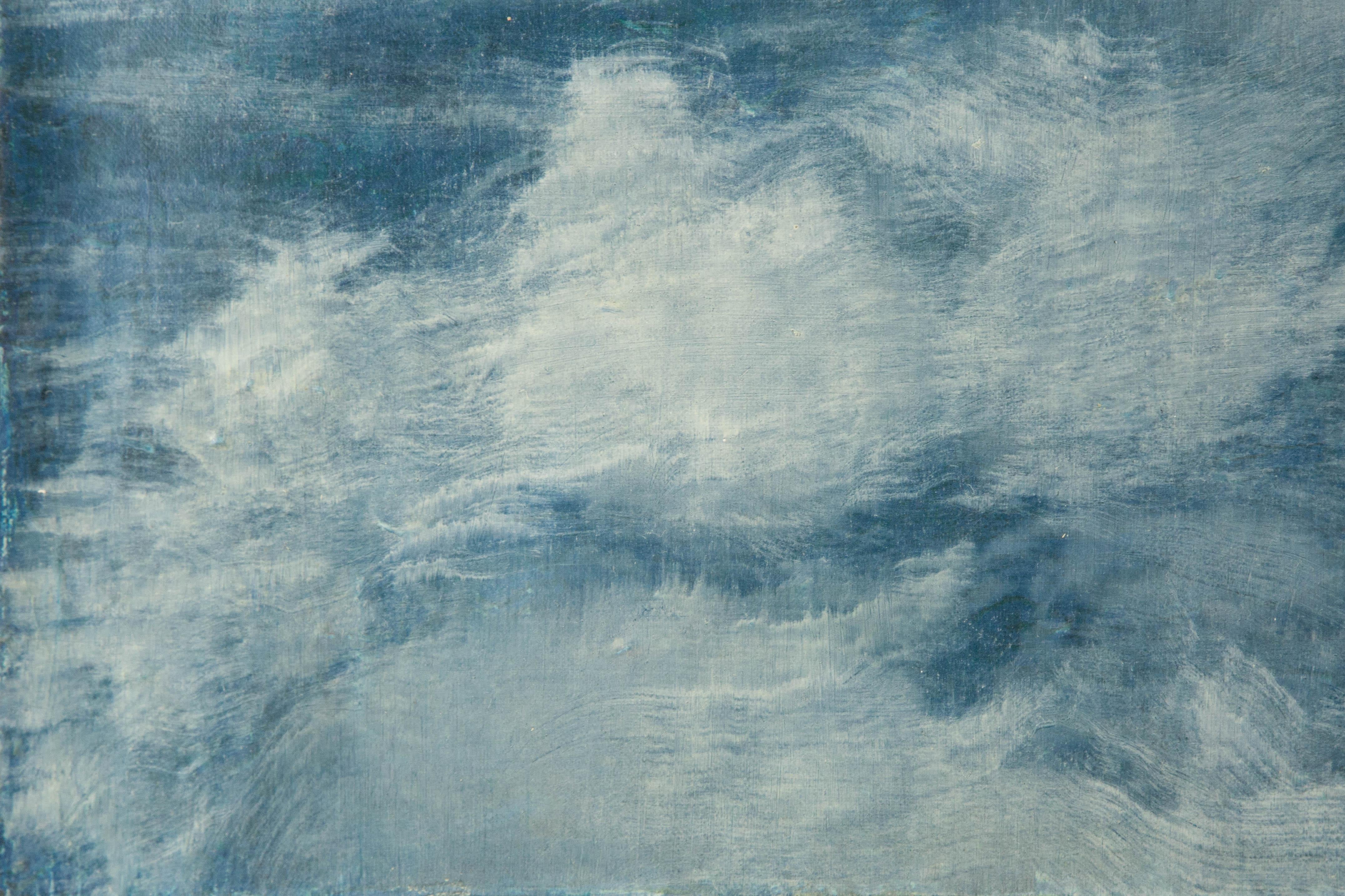 Guoxian Yu Paesaggio originale Olio su tela 
