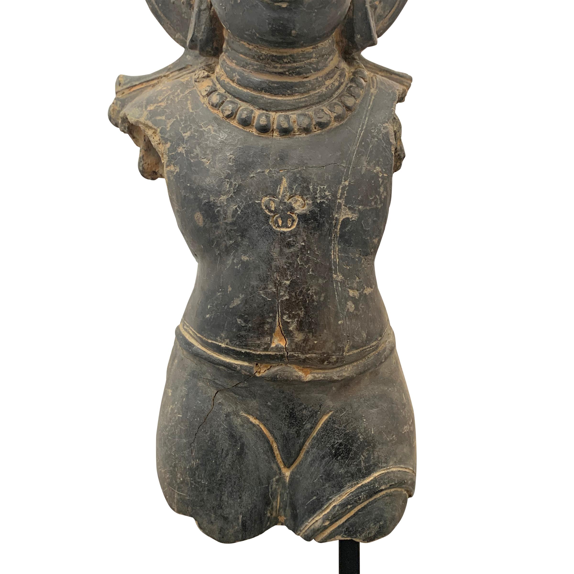 Gupta Empire Torso of Vishnu For Sale 2