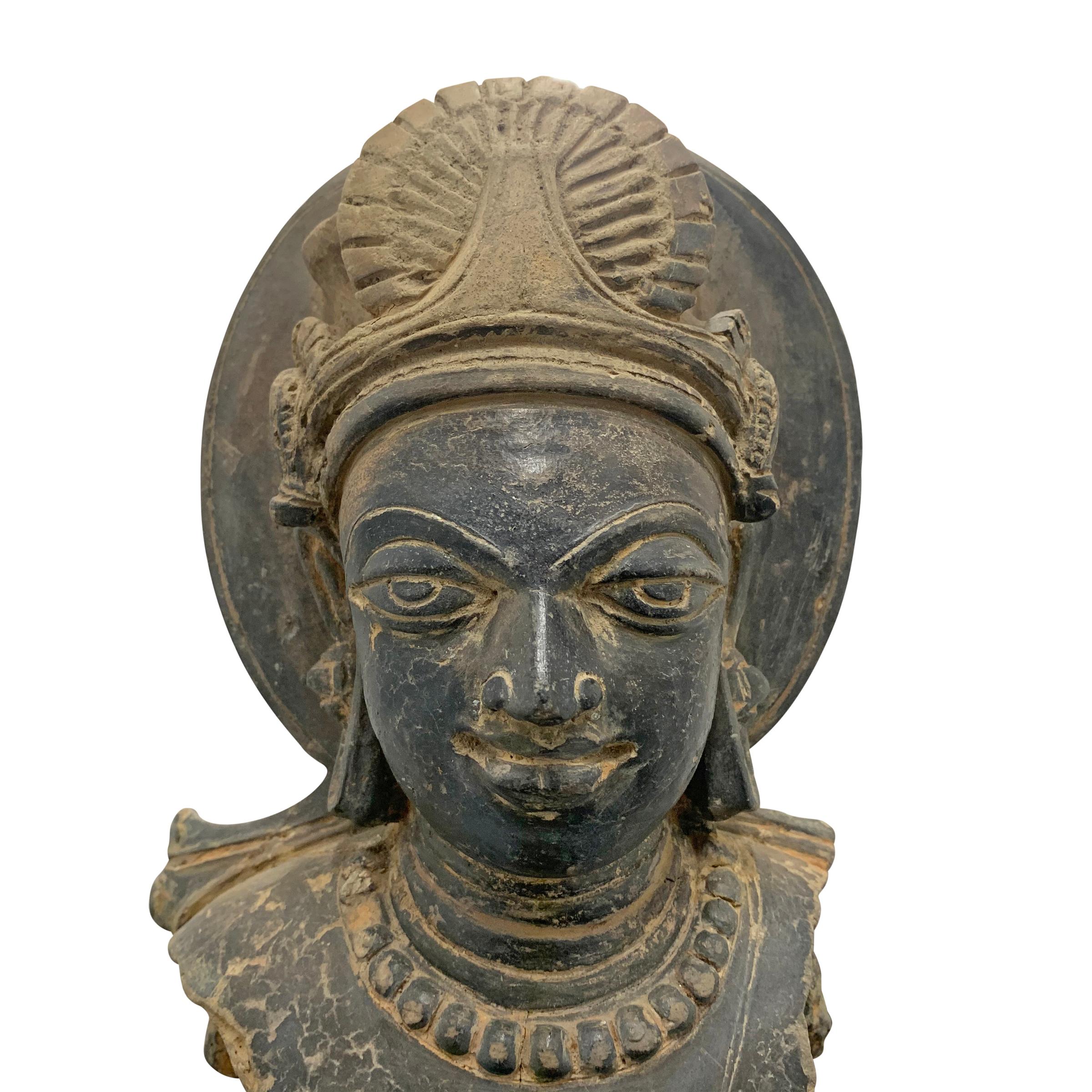 18th Century and Earlier Gupta Empire Torso of Vishnu For Sale