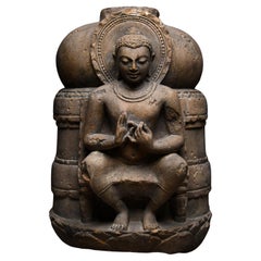 Gupta Stupa Dome Fragment Depicting the Buddha