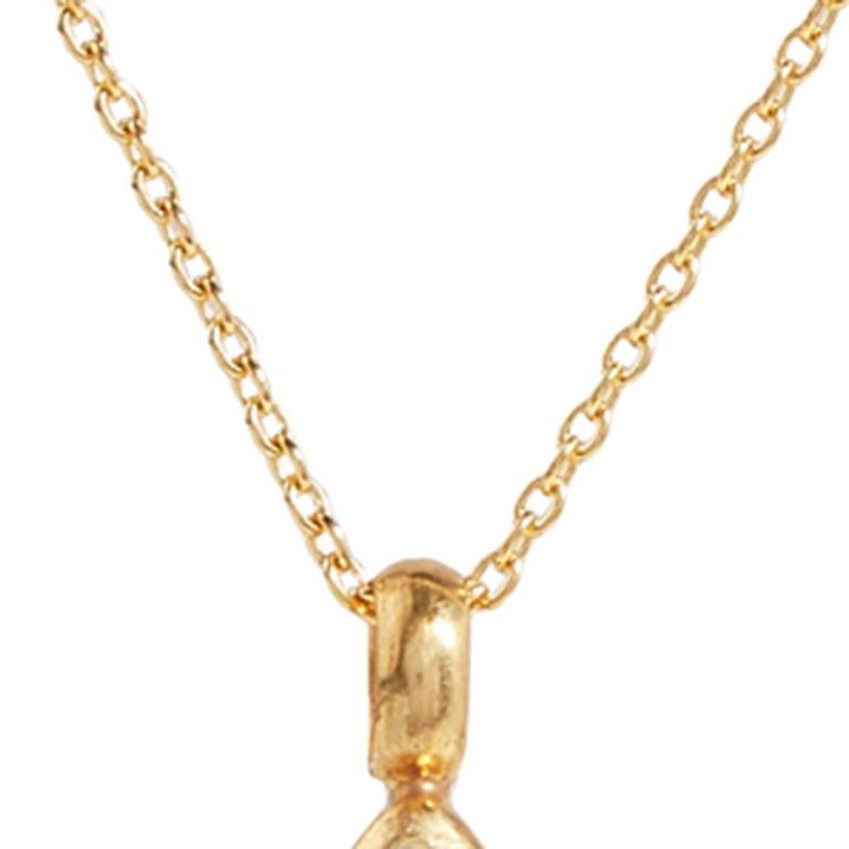 Contemporary Gurhan 22-24 Karat Hammered Yellow Gold and Opal Diamond Pendant Necklace For Sale