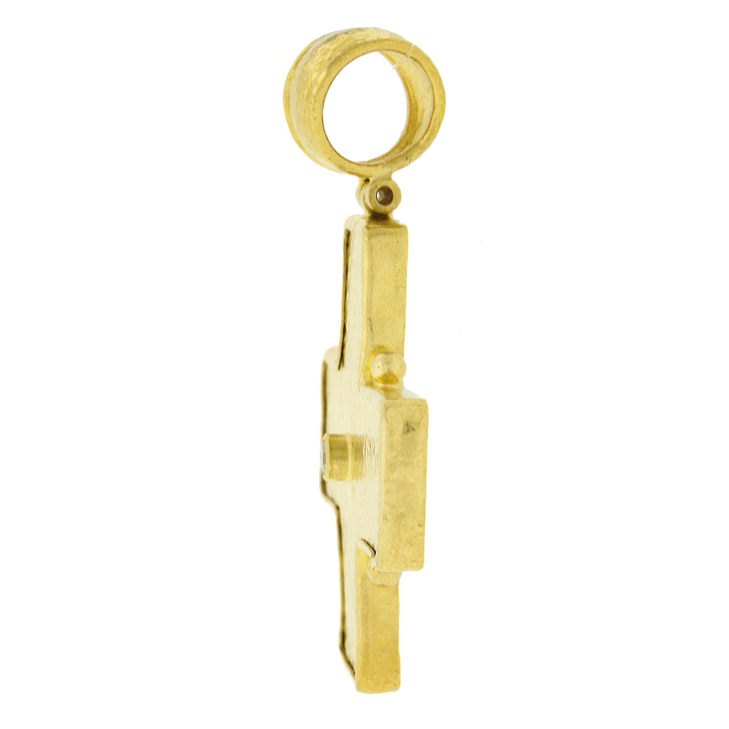 gold cross charm