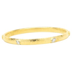 Gurhan 24 Karat Gelbgold Multi Shape Diamant-Armreif