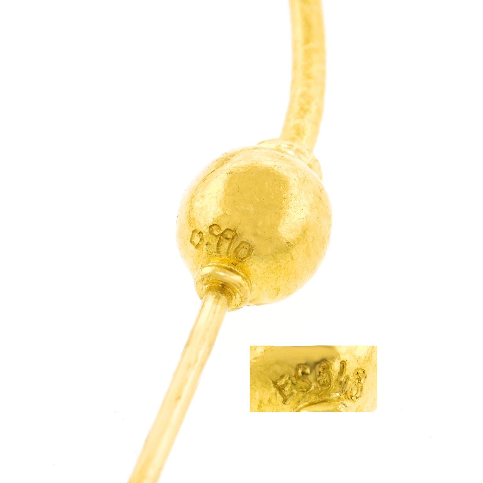24k gold hoop earrings