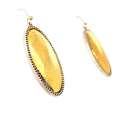 Gurhan 24k Gold & Sterling Silver Panther Drop Earrings