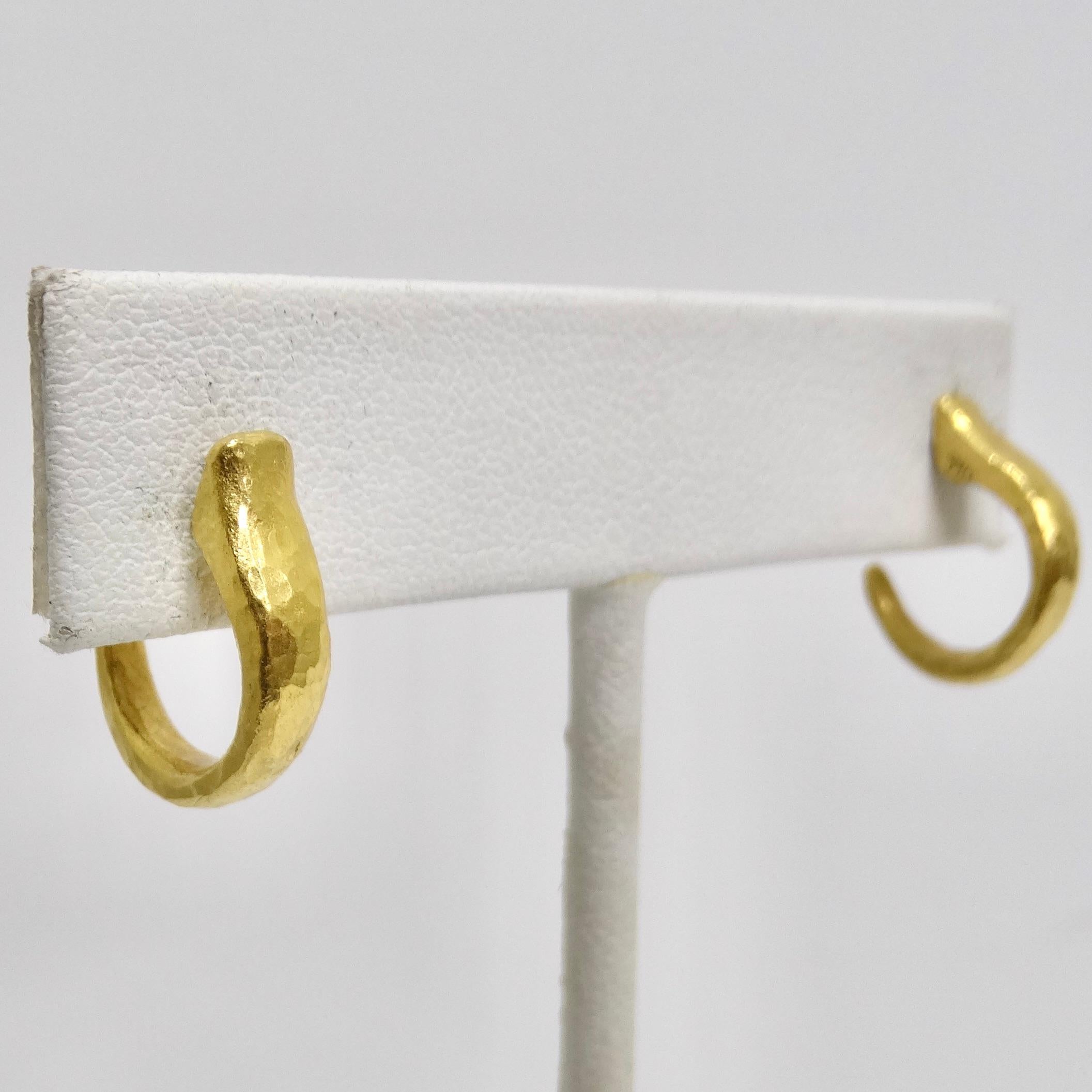 Gurhan 24k Gold Thor Hoop Earrings For Sale 2