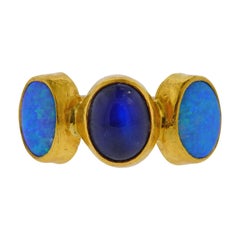 Gurhan Amulet Hue Gold Moonstone Opal Ring
