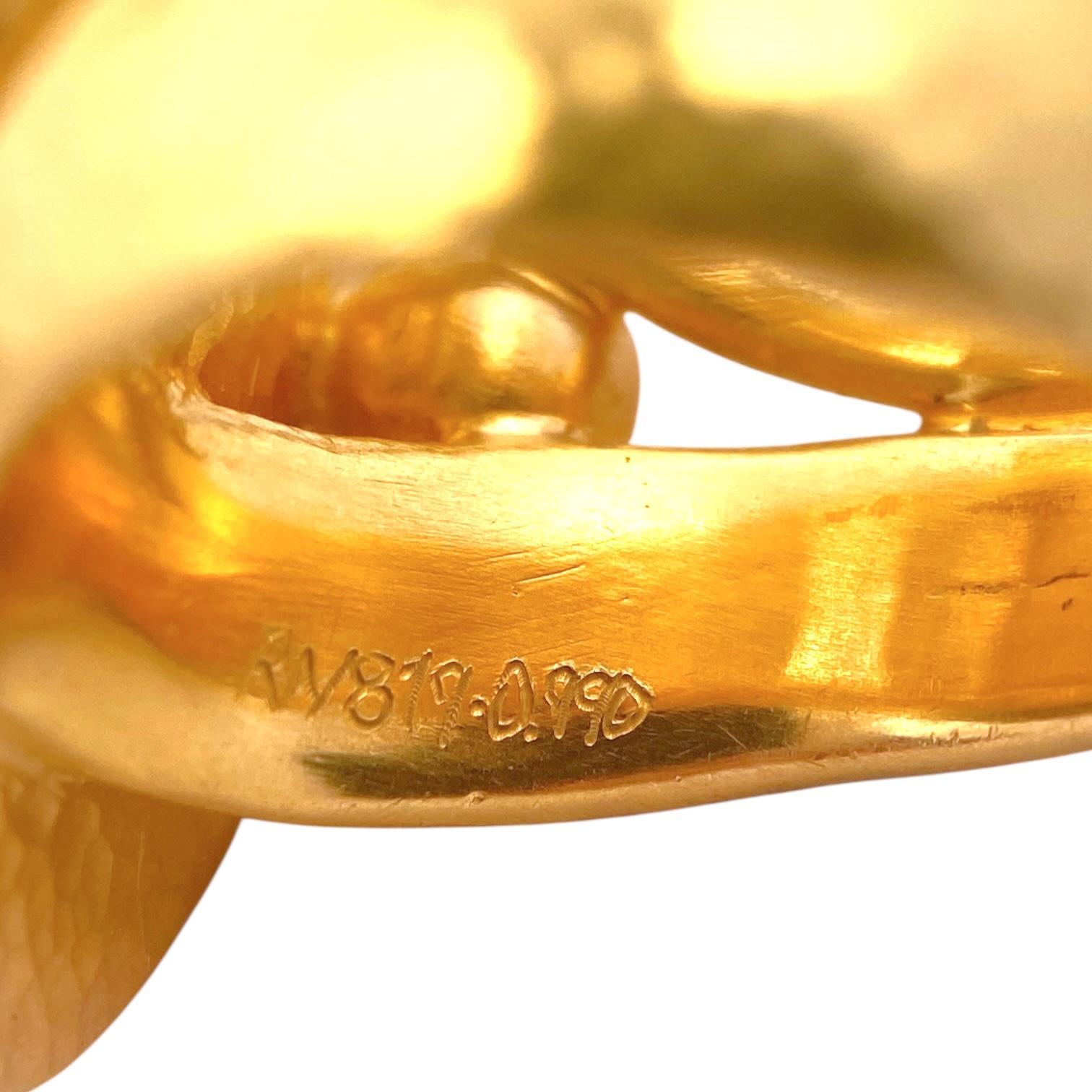 GURHAN Antiquities 24K Gold Large Carnelian Intaglio Signet Ring 3