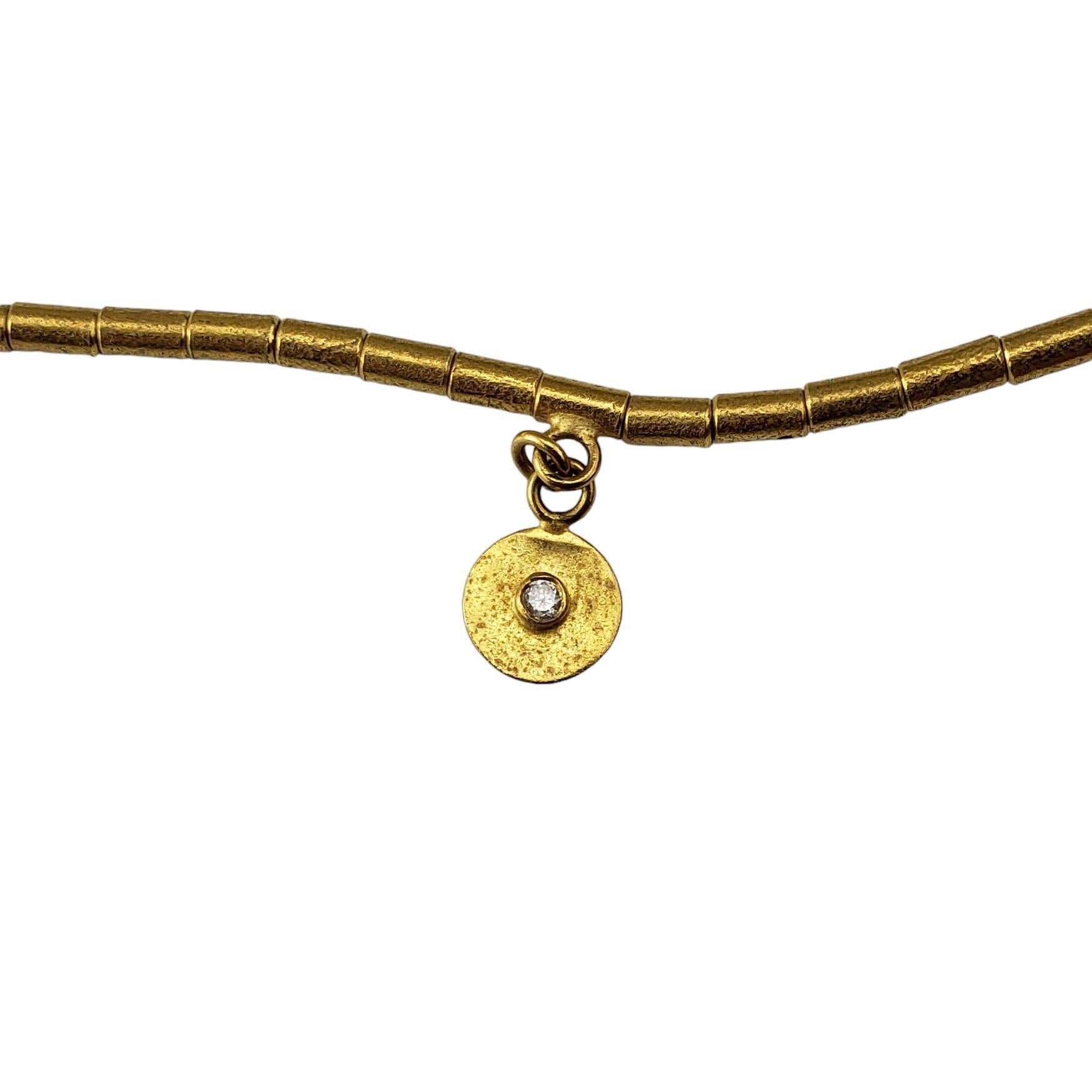 Women's Gurhan Atelier 24 Karat Yellow Gold and Pearl Lariat Necklace #19075 For Sale