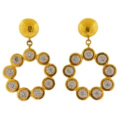 Gurhan Delicate Diamond Gold Diamond Earrings