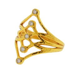 Gurhan Delicate Diamond Gold Ring