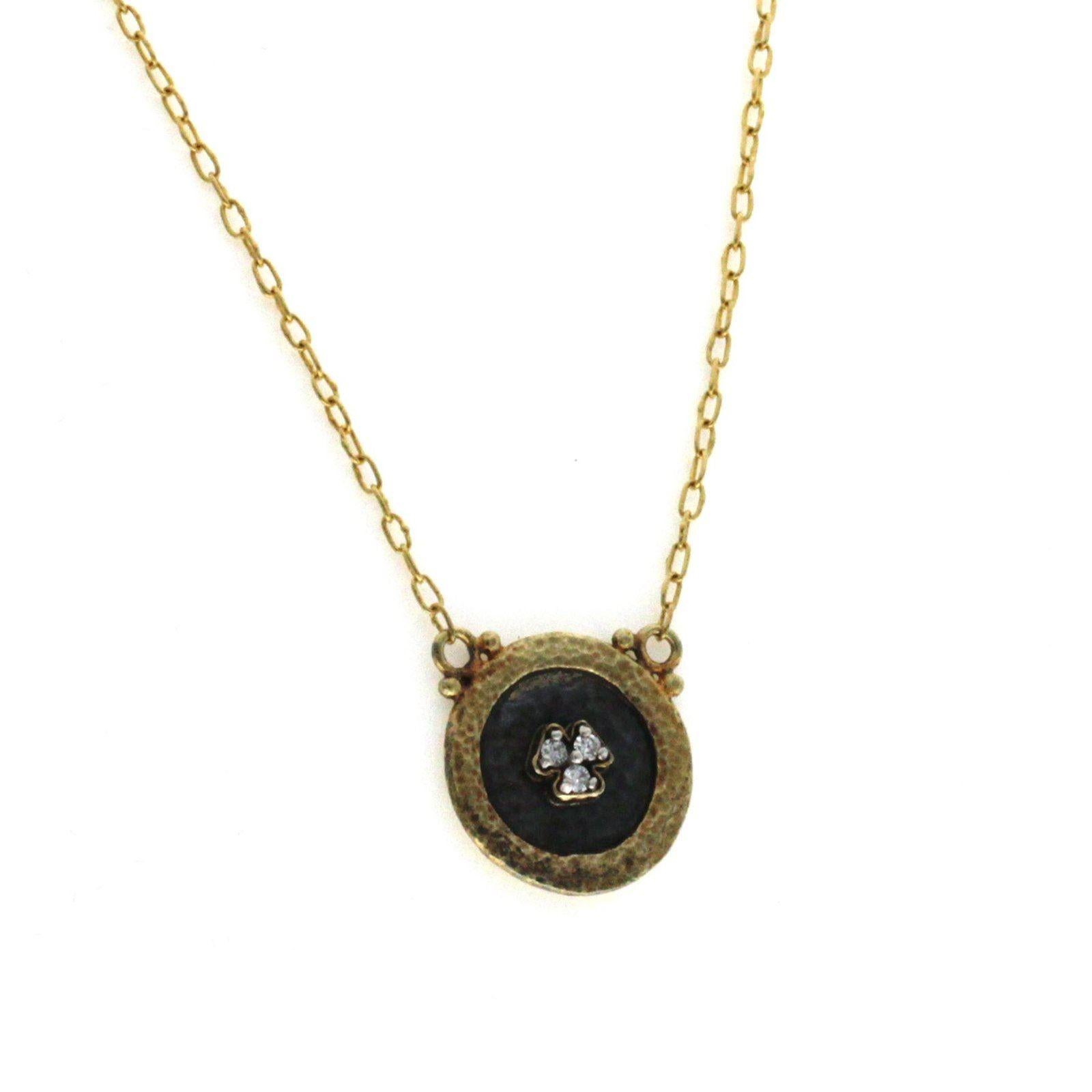 Women's Gurhan Imperial Diamond 925 Silver and 24 Karat Gold Collar Necklace
