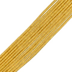 Gurhan Multi-Strand Hammered Bracelet 24 Karat in Stock
