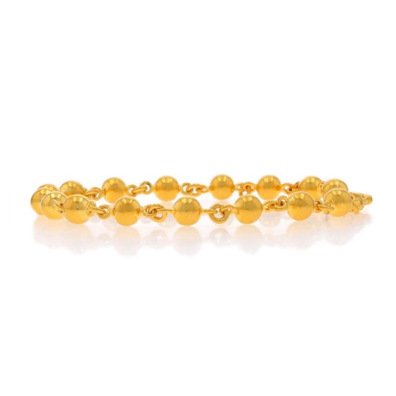 Women's Gurhan Ruby Bead Link Chain Bracelet 7 1/4