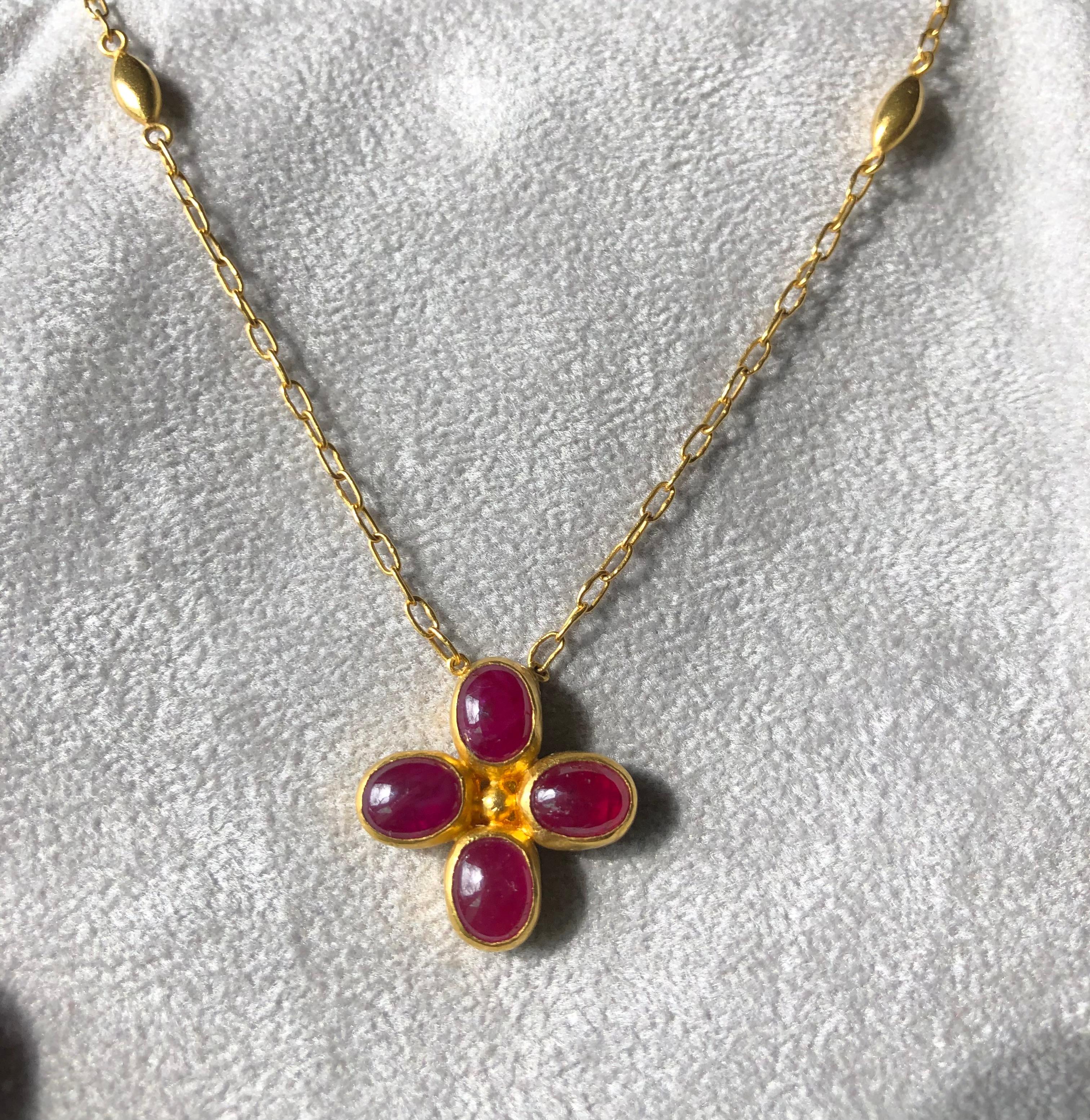large ruby pendant
