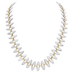 Collier Gurhan Sunflower en argent sterling et or jaune