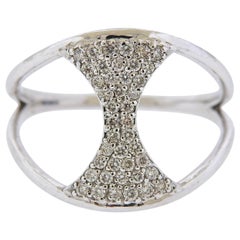 Gurhan Tuxedo Diamond Gold Ring