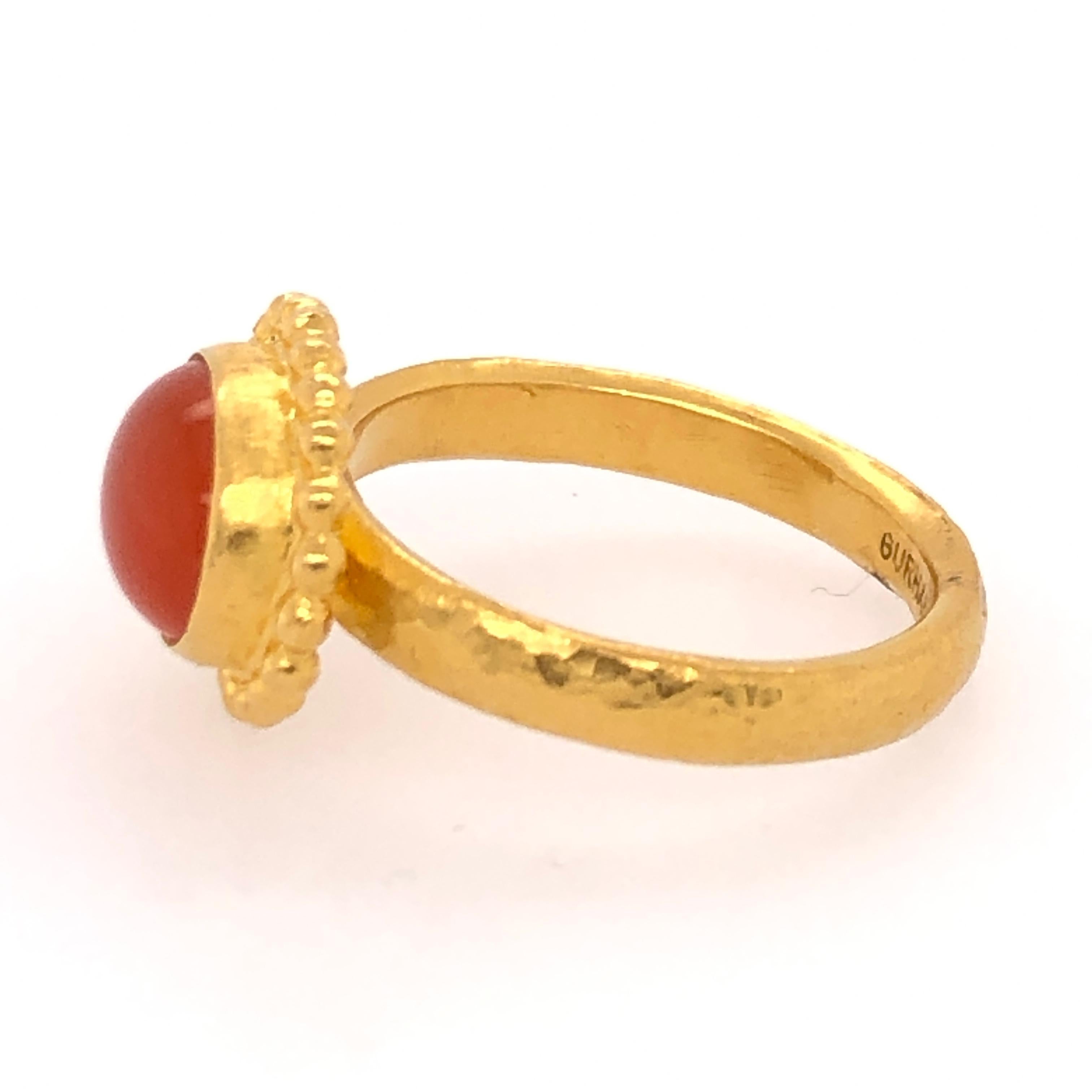 Women's Gurhan Yellow Gold Fire Opal Ring