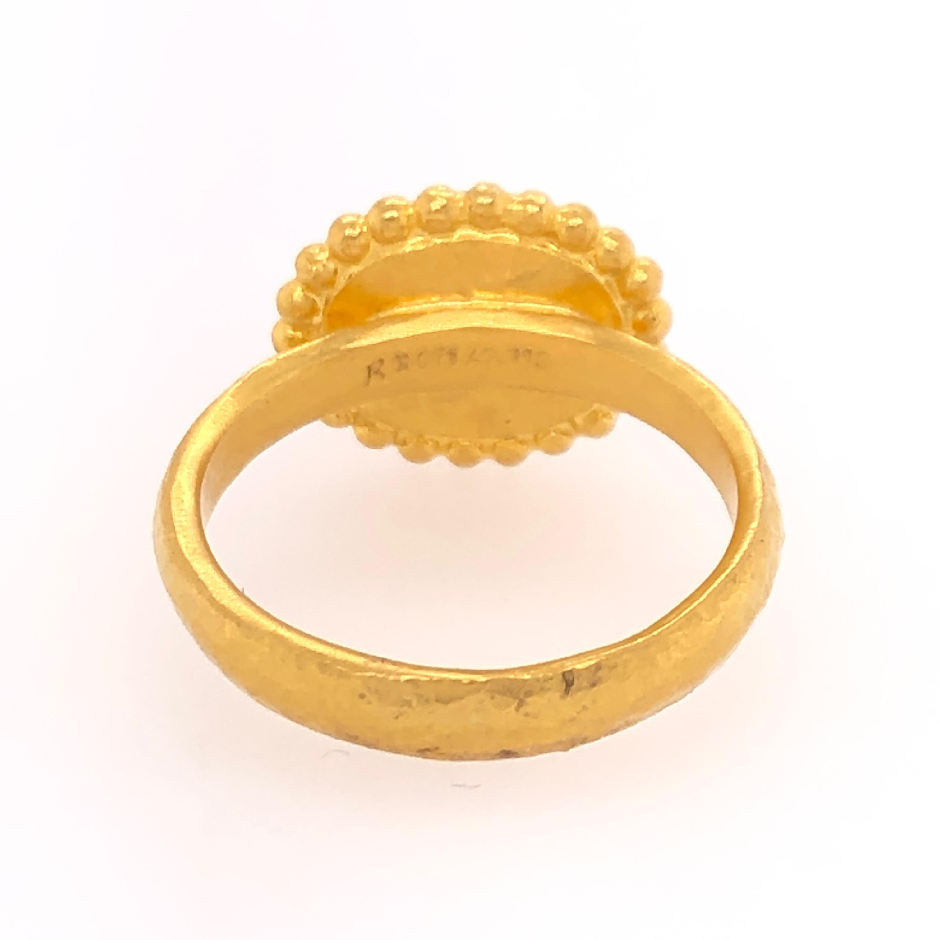 Gurhan Yellow Gold Fire Opal Ring 1