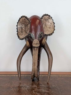 Guro Carved Elephant Mask, Côte d'Ivoire