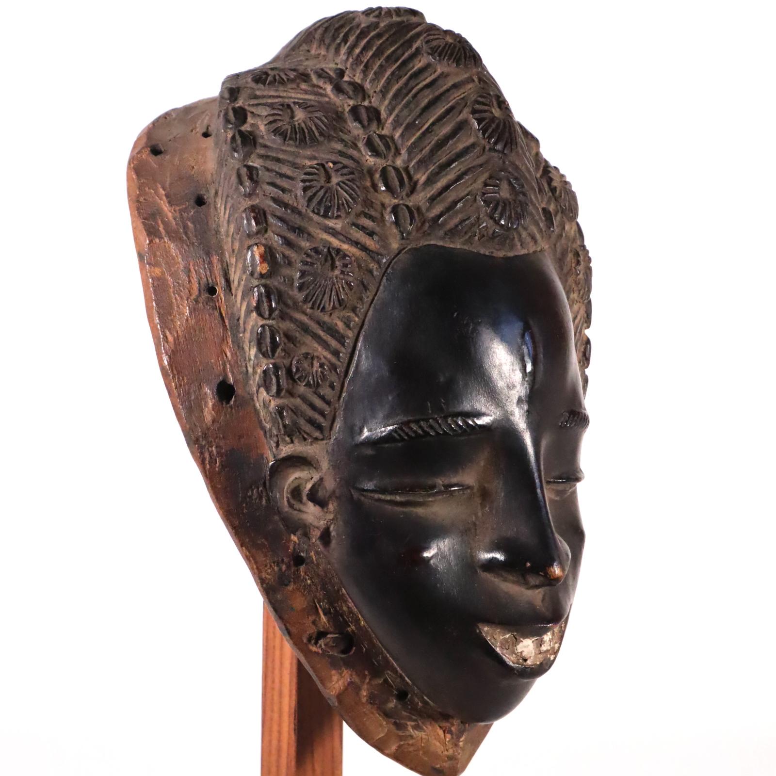 Guro Face Mask Ivory Coast West African Tribal Art 1