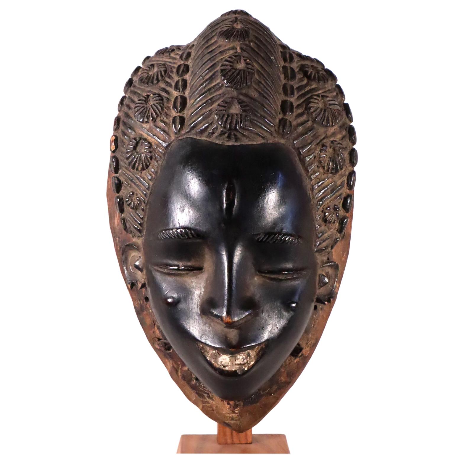 Guro Face Mask Ivory Coast West African Tribal Art