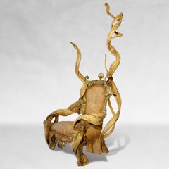 Guru Hoher Sessel mit Amethyst und Citrinstein