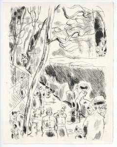 "La Ménagerie" original etching