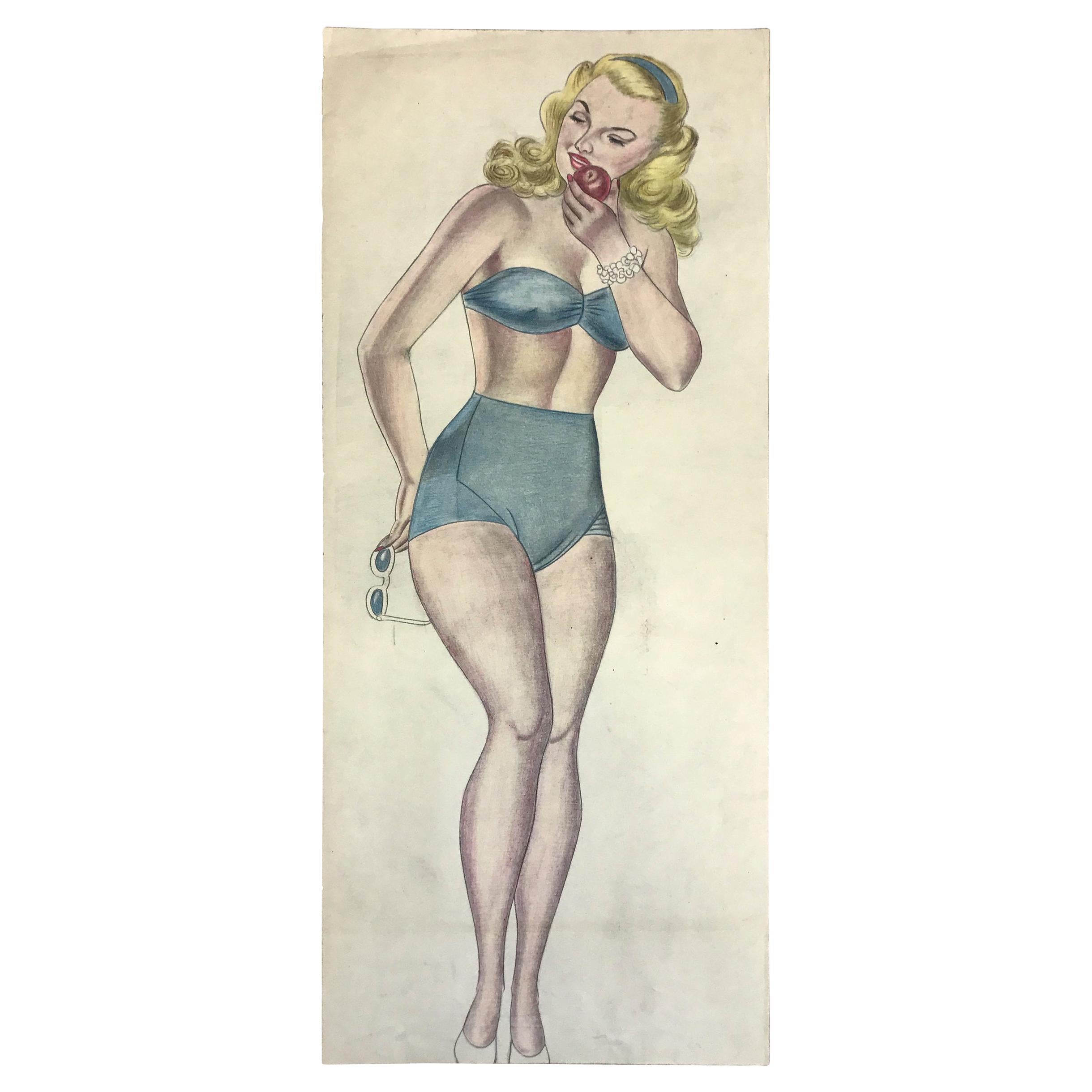 Gus George - Dibujo Pin Up