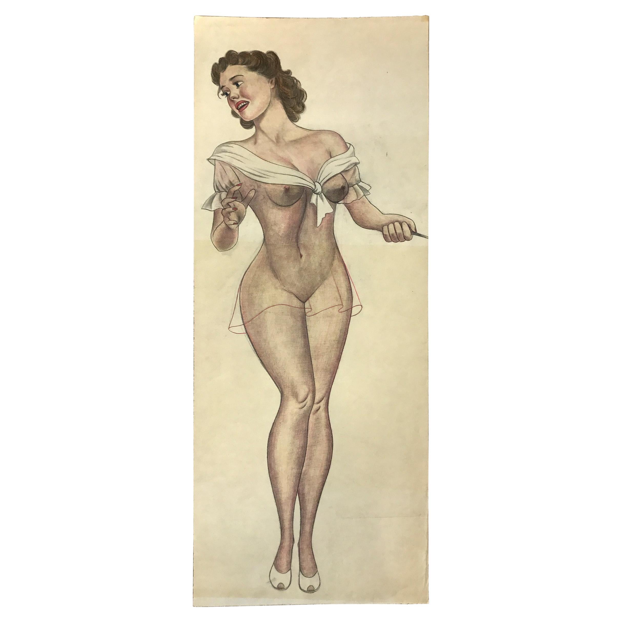 Gus George - Dibujo Pin Up
