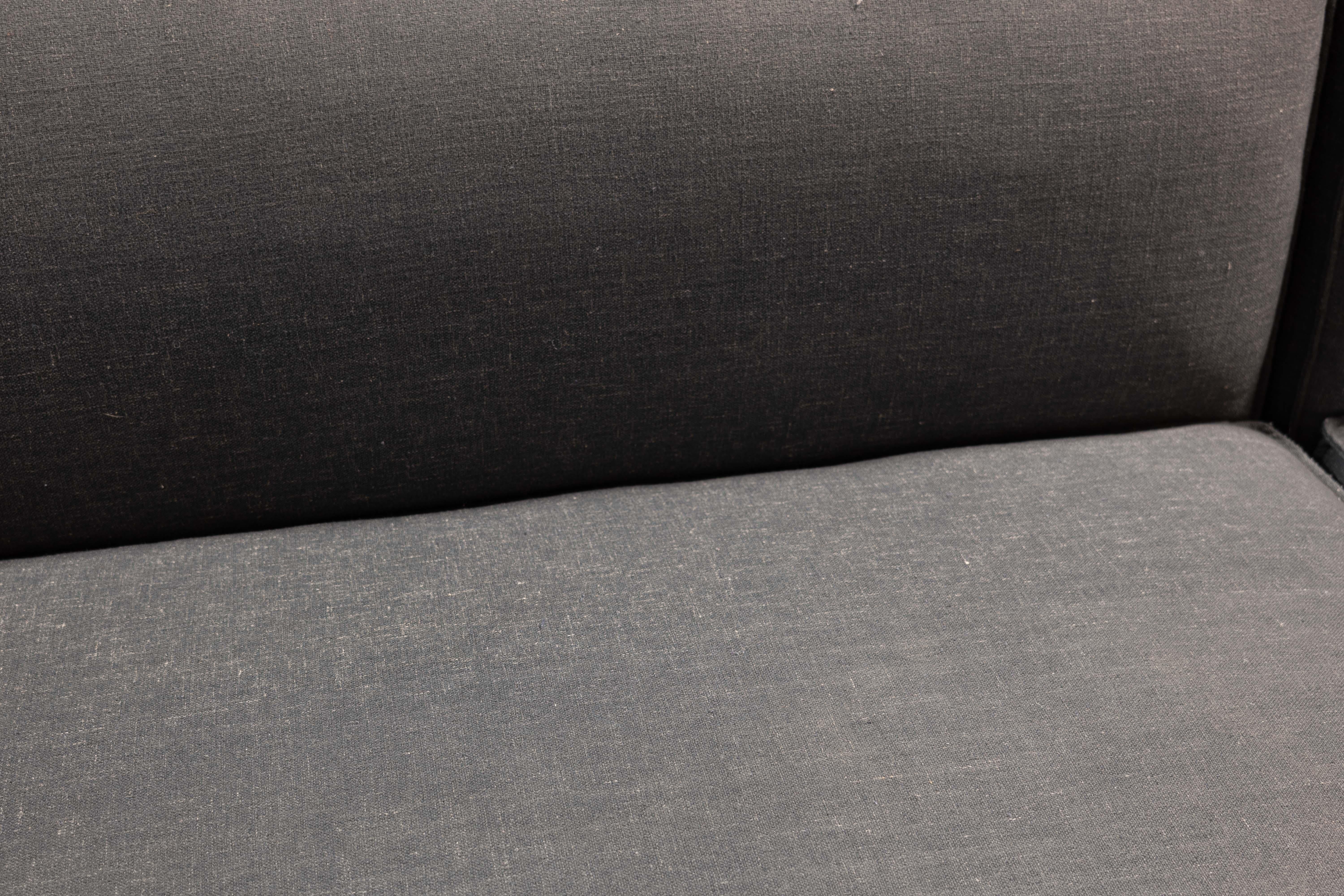 Fabric Gus Mowat Raven Grey 4 Piece Modular Sectional with Chaise Contemporary Modern