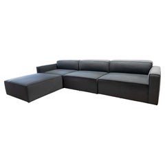 Used Gus Mowat Raven Grey 4 Piece Modular Sectional with Chaise Contemporary Modern
