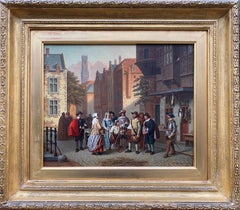 Eine Ansicht von Brügge - Belford, Heyligers Gustaaf Antoon François, signiert, datiert 1861